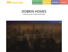 Tablet Screenshot of dobrinhomes.com